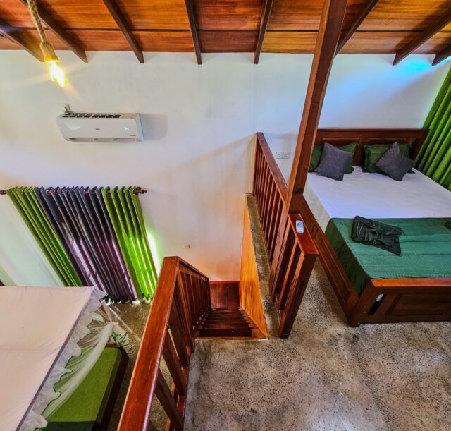 Rainforest Vibe Villa - Bed First Floor with Stairs and AC